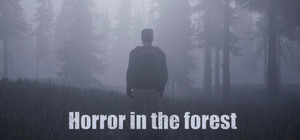Horror in the forest banner