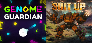 🧬 Genome Guardian × Suit Up 🤖: Roguelite Shooters banner