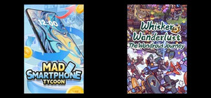 Whisker Wanderlust & Mad Smartphone Tycoon banner