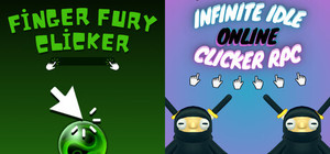 Infinite Idle: Online Clicker RPG + Finger Fury Clicker banner