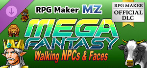 RPG Maker MZ - MEGA FANTASY Walking NPCs and Faces banner