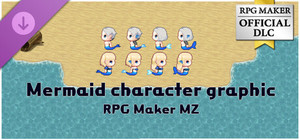 RPG Maker MZ - Mermaid character graphic banner