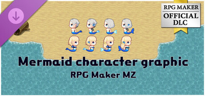 RPG Maker MZ - Mermaid character graphic