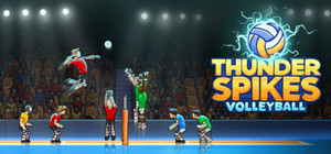 Thunder Spikes Volleyball banner