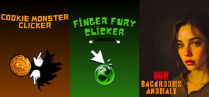 Dead by Backrooms Anomaly + Cookie Monster Clicker + Finger Fury Clicker banner