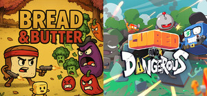Bread & Butter + Cubed and Dangerous, Stylized Mayhem banner