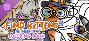 HIDDEN CATS 4: Aetherpunk - Coloring Book banner