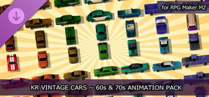 RPG Maker MZ - KR Vintage Cars - 60s and 70s Animation Pack banner