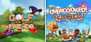 Overcooked! All You Can Eat x Golf With Your Friends banner