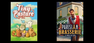 Parisian Brasserie Simulator and Tiny Pasture banner