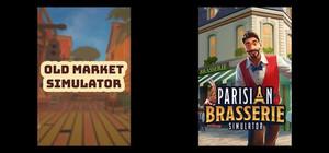 Parisian Brasserie Simulator and Old Market Simulator banner