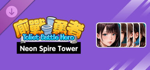 Toilet Battle Hero - Neon Spire Tower banner