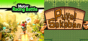🏍️Motor Racing Battle x 📦️Puyo! Sokoban banner
