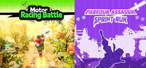 🏍️Motor Racing Battle x 🔪Parkour Assassin: Sprint Run banner