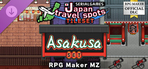 RPG Maker MZ - SERIALGAMES Japan travel spots Asakusa set banner