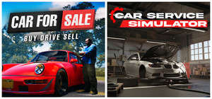 Car Service Simulator with Car For Sale Simulator banner