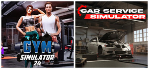 Car Service Simulator with Gym Simulator 24 banner