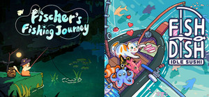 Fischer's Fishing Journey + Fish to Dish: Idle Sushi banner