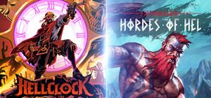 Hell Clock + Jotunnslayer: Hordes of Hel banner