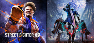 Street Fighter 6 + Devil May Cry 5 banner