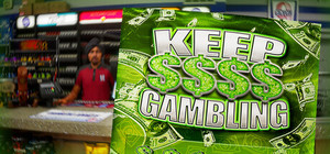 KEEP GAMBLING banner