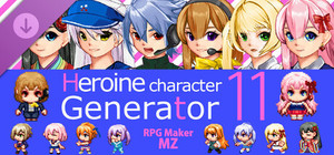 RPG Maker MZ - Heroine Character Generator 11 for MZ banner