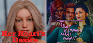 Heart's Desire on a Rainy Night banner