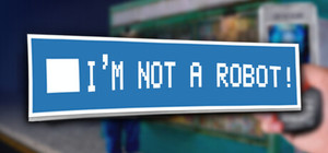 I'm not a robot! banner