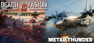 Metal Thunder & Beach Invasion 1945 banner