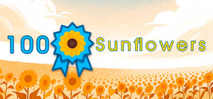 100 Sunflowers banner
