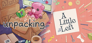 Unpacking + A Little to the Left banner