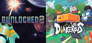 Gunlocked 2 + Cubed and Dangerous, Action Roguelikes banner