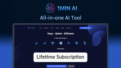 1minAI: Lifetime Subscription