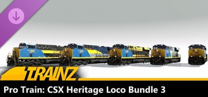 Trainz 2019 DLC - Pro Train: CSX Heritage Loco Bundle 3 banner