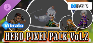 RPG Developer Bakin Vibrato HERO PIXEL PACK Vol.2 banner