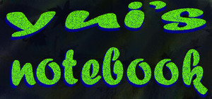 yui's notebook banner