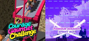 🏃‍➡Courage Gauntlet Challenge x 🔪Parkour Assassin: Sprint Run banner