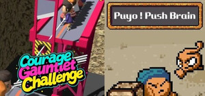 🏃‍➡Courage Gauntlet Challenge x 🧠Puyo! Push Brain banner