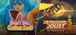 Don't Die, Collect Loot x Jetboard Joust banner