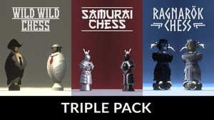 Wild Wild + Samurai + Ragnarok Chess Pack banner