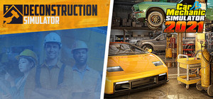 Deconstruction Simulator and Car Mechanic Simulator 2021 banner