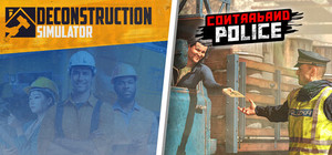 Deconstruction Simulator and Contraband Police banner