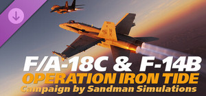 DCS: F/A-18C & F-14B Operation Iron Tide Campaign by Sandman Simulations banner