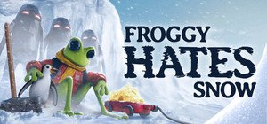 FROGGY HATES SNOW banner