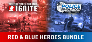 Red & Blue Heroes banner