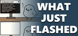 WhatJustFlashed banner
