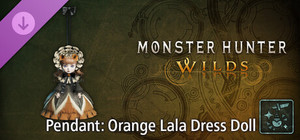 Monster Hunter Wilds - Pendant: Orange Lala Dress Doll banner