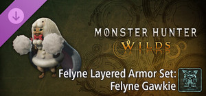 Monster Hunter Wilds - Felyne Layered Armor Set: Felyne Gawkie banner