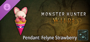 Monster Hunter Wilds - Pendant: Felyne Strawberry banner