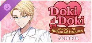 Doki Doki: School of Muscular Finance - Artbook banner